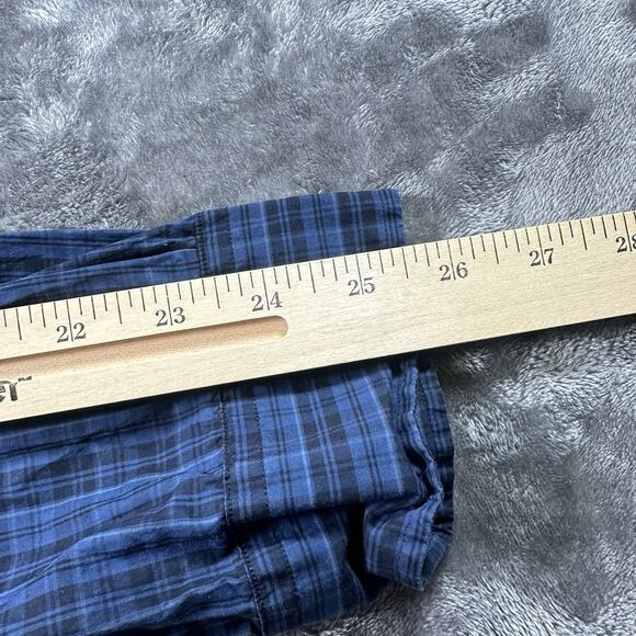 Polo Ralph Lauren Shirt Men’s XL Blue/Black Slim Fit Striped Button Down Preppy - Picture 8 of 9